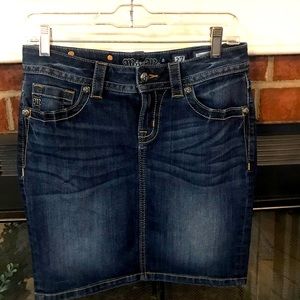 Miss Me Jean Skirt